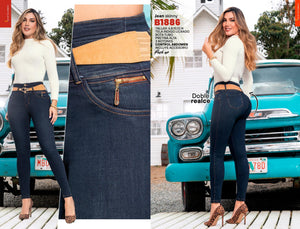 Ref. 57415520 -B1886 Jean Colombiano Push Up - Ropa Colombiana