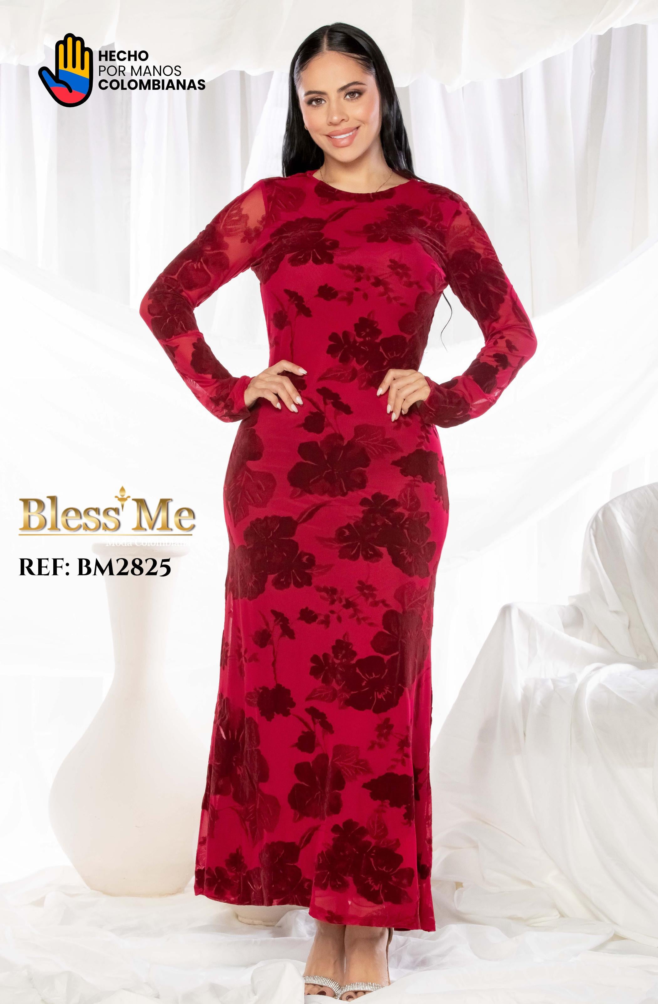 Ref. 5214002 -BM2825 Vestido de Fiesta Largo - Ropa Colombiana