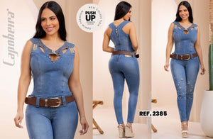 Ref. 006 -2385 ENTERIZO COLOMBIANO LARGO LEVANTA COLA - Ropa Colombiana