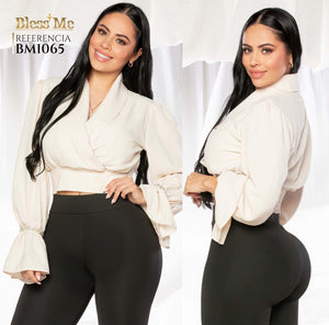 Ref. 5214002 -BM1065 Blusa Manga Larga Colombiana - Ropa Colombiana