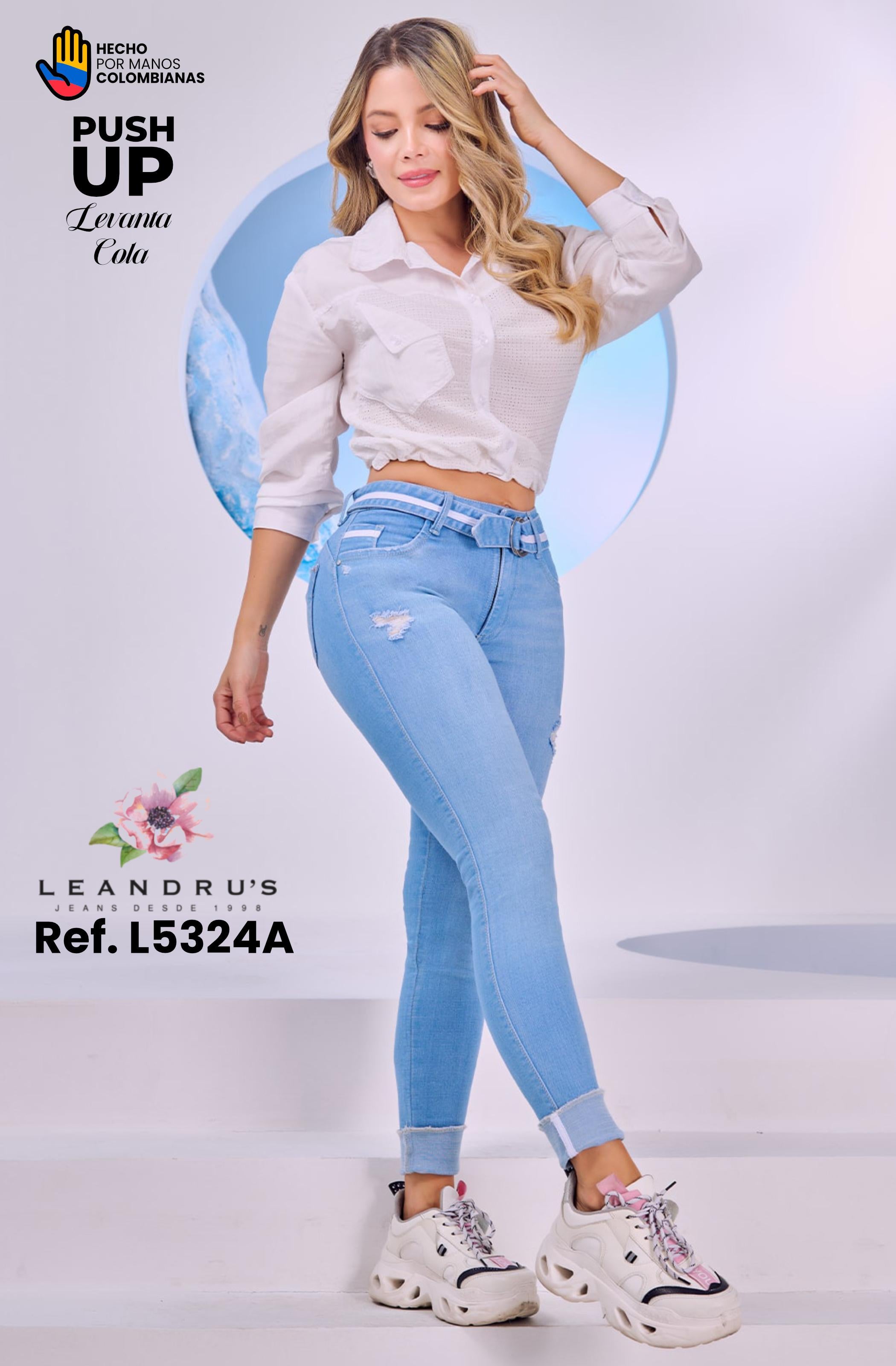 Ref. 10255 -L5324A Jean Colombiano Push Up - Ropa Colombiana