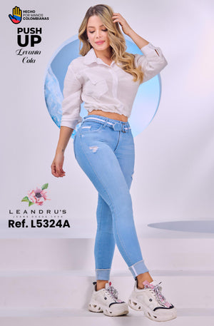 Ref. 10255 -L5324A Jean Colombiano Push Up - Ropa Colombiana