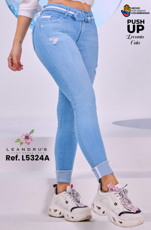 Ref. 10255 -L5324A Jean Colombiano Push Up - Ropa Colombiana