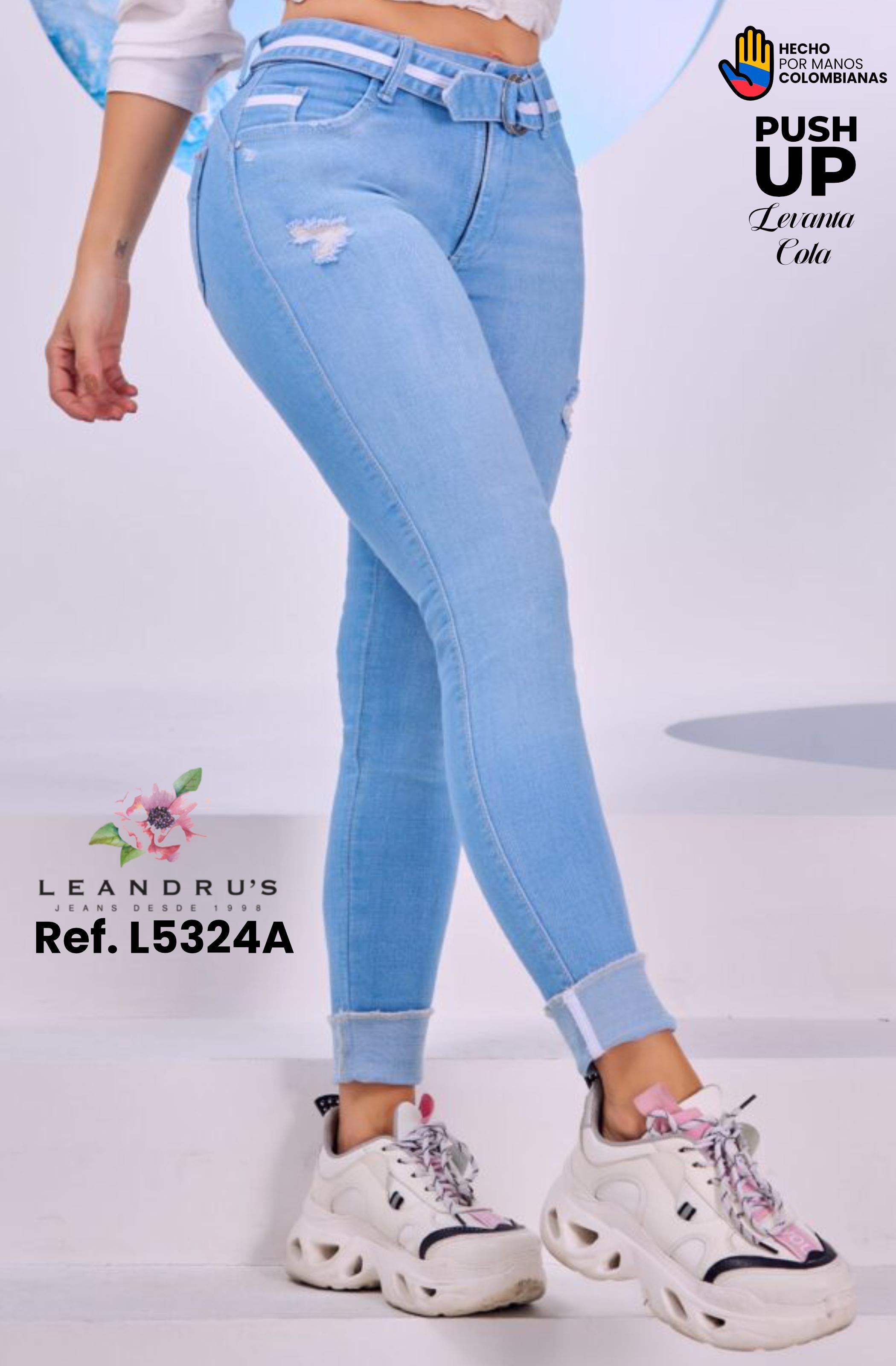 Ref. 10255 -L5324A Jean Colombiano Push Up - Ropa Colombiana