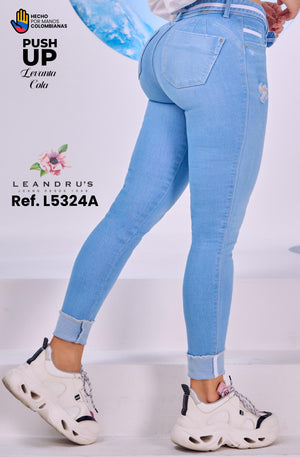 Ref. 10255 -L5324A Jean Colombiano Push Up - Ropa Colombiana