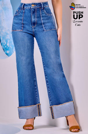 Ref. 10255 -L5318A Jean Colombiano Push Up - Ropa Colombiana