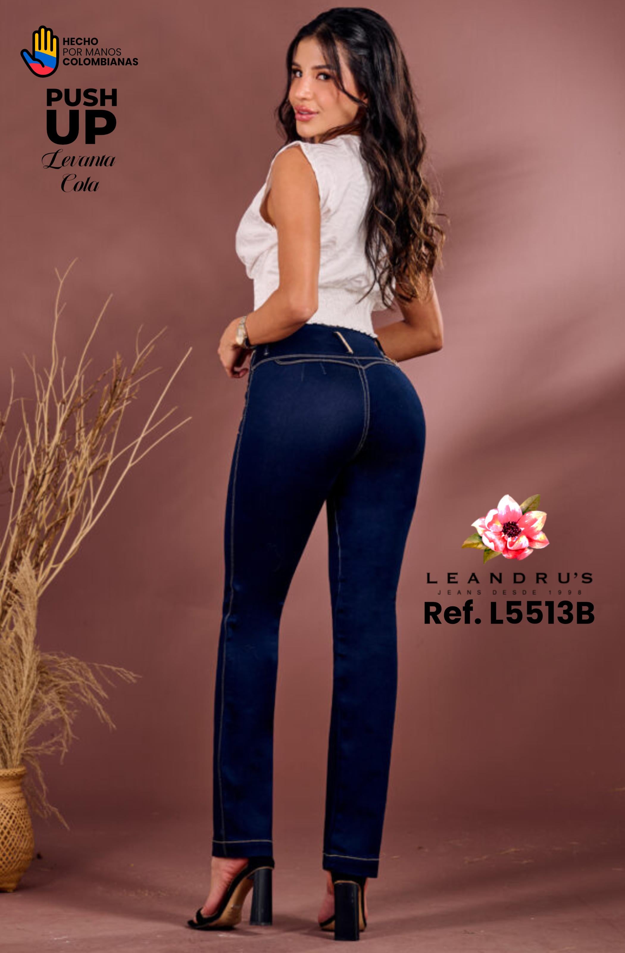 Ref. 10255 -L5513B Jean Colombiano Push Up - Ropa Colombiana