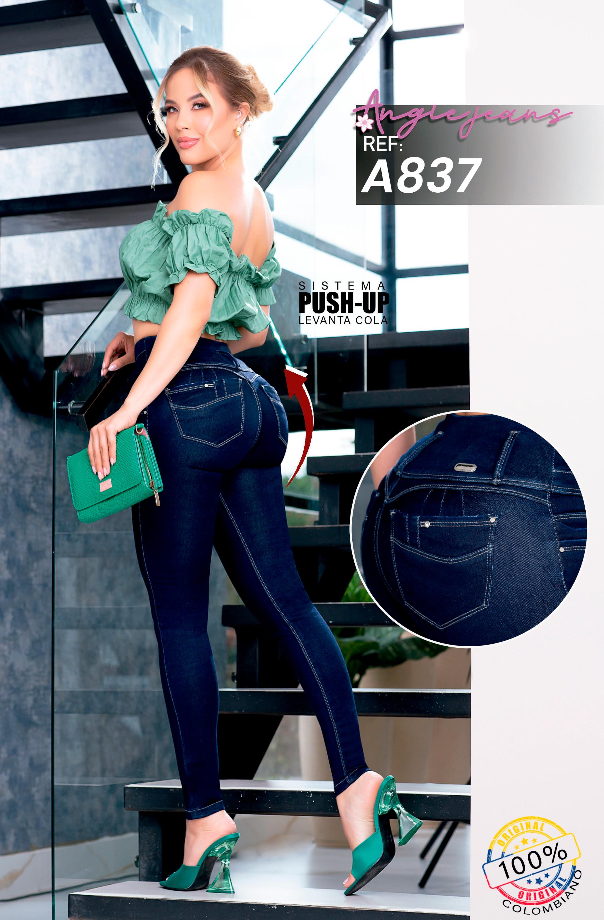 Ref. 568 -A837 Jeans Colombianos Push Up