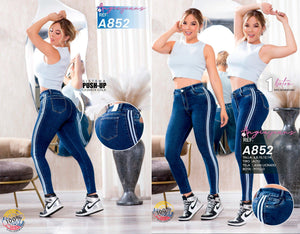 Ref. 568 -A852 Jeans Colombianos Push Up - Ropa Colombiana