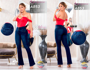 Ref. 568 -A853 Jeans Colombianos Push Up - Ropa Colombiana