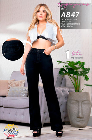 Ref. 568 -A847 Jeans Colombianos Push Up - Ropa Colombiana
