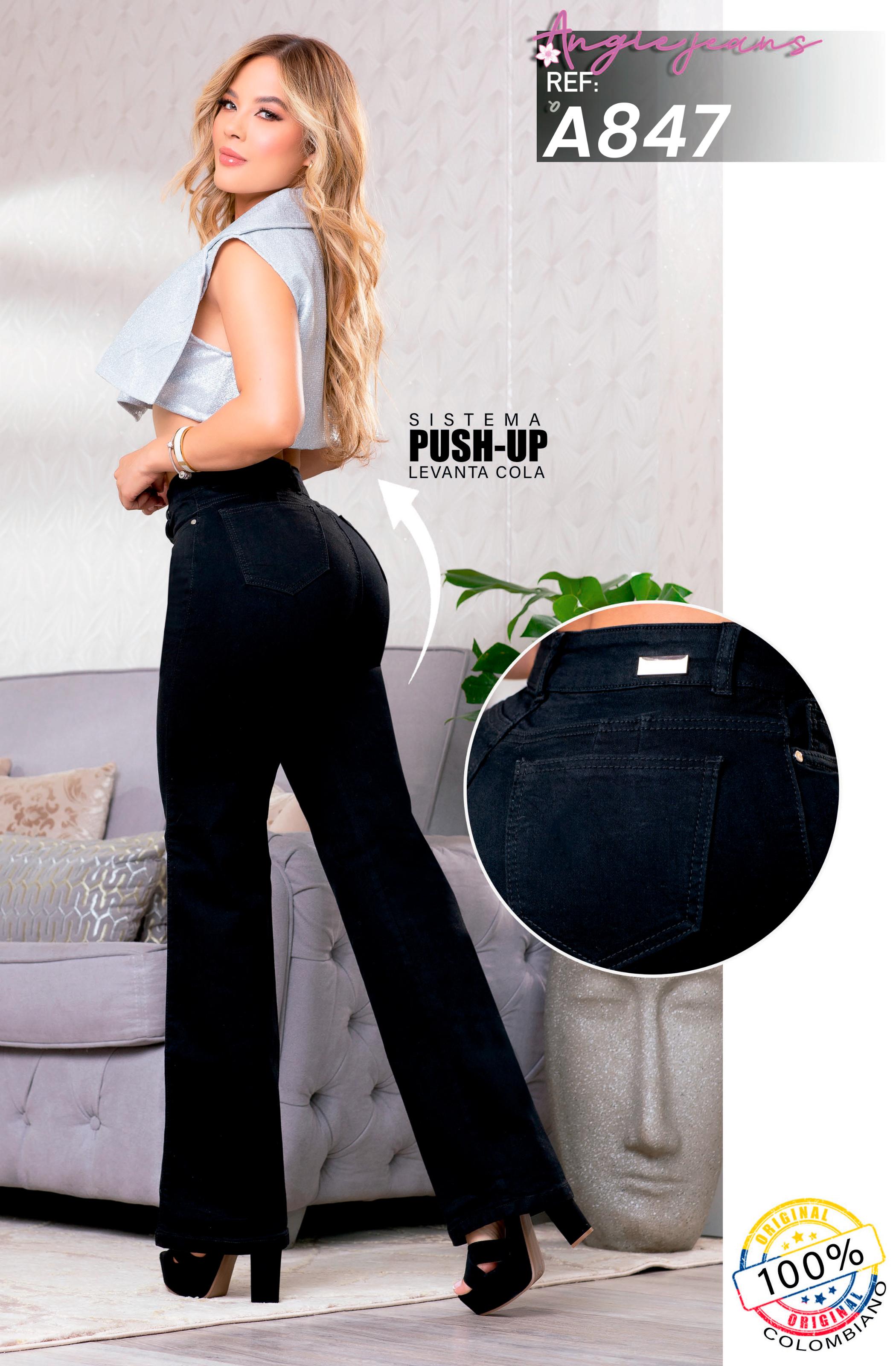 Ref. 568 -A847 Jeans Colombianos Push Up