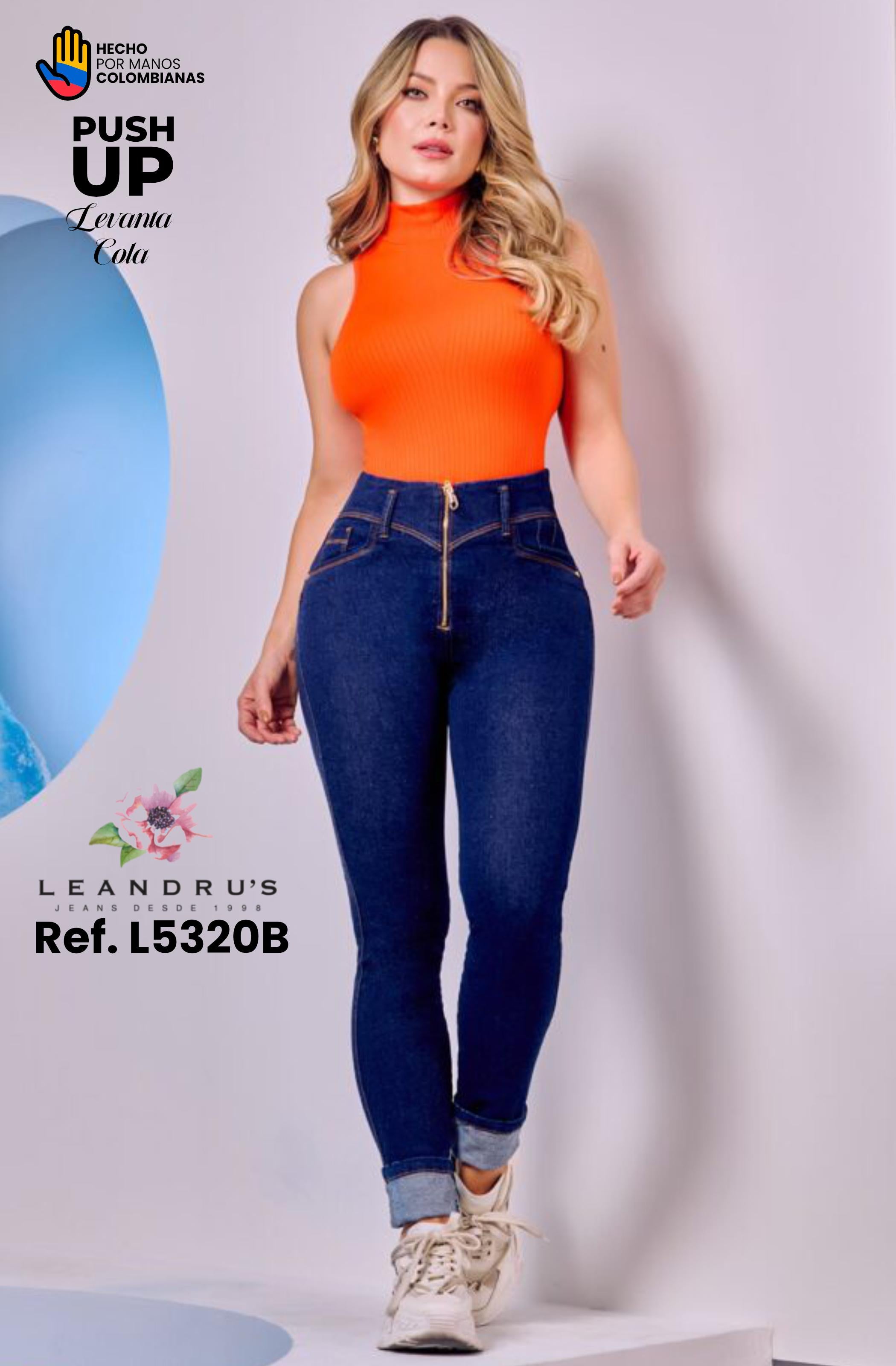 Ref. 10255 -L5320B Jean Colombiano Push Up - Ropa Colombiana