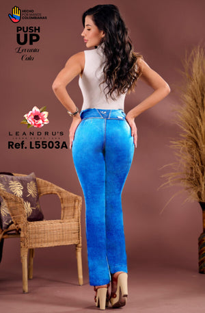 Ref. 10255 -L5503A Jean Colombiano Push Up - Ropa Colombiana