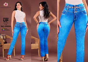 Ref. 10255 -L5503A Jean Colombiano Push Up - Ropa Colombiana
