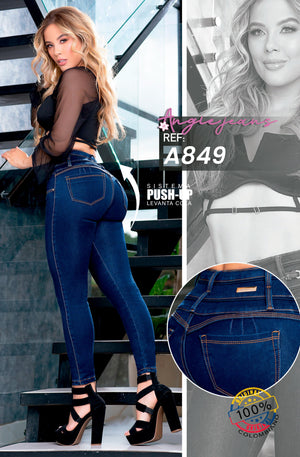 Ref. 568 -A849 Jeans Colombianos Push Up - Ropa Colombiana