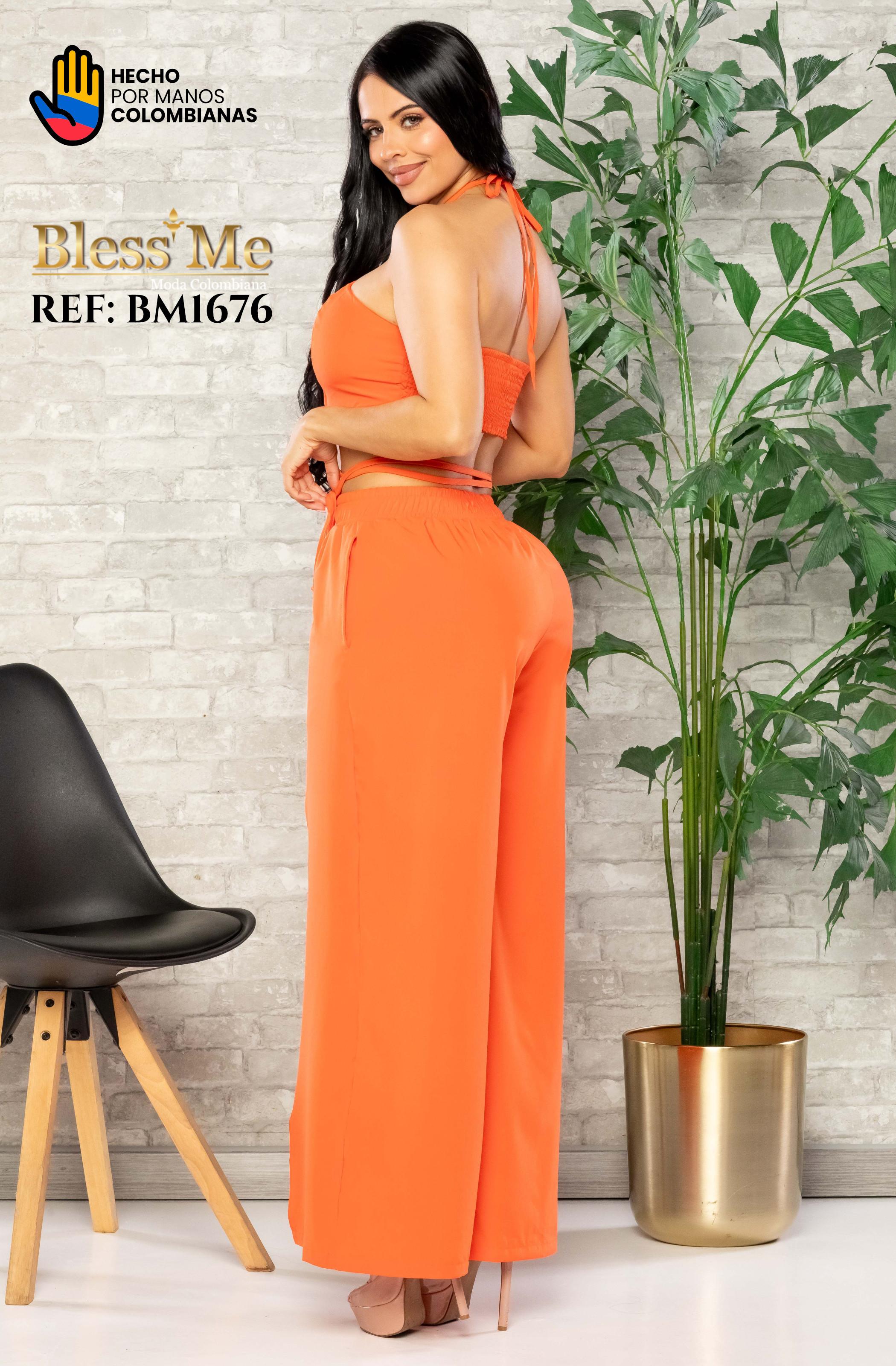 Ref. 058 -BM1676 Conjunto Largo Colombiano - Ropa Colombiana