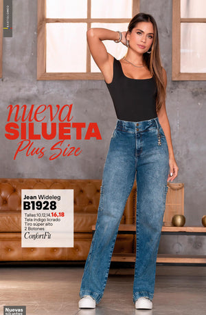 Ref. 57415520 -B1928 Jean Colombiano Push Up - Ropa Colombiana
