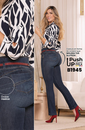 Ref. 57415520 -B1945 Jean Colombiano Push Up - Ropa Colombiana