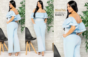 Ref. 058 -BM1673 Enterizo largo Colombiano - Ropa Colombiana