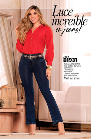 Ref. 57415520 -B1931 Jean Colombiano Push Up - Ropa Colombiana