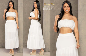 Ref. 5214002 -BM548-545 Conjunto de Falda y Blusa - Ropa Colombiana