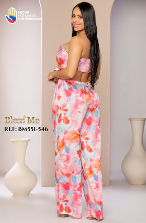 Ref. 5214002 -BM551-546 Conjunto de Pantalón y Blusa - Ropa Colombiana