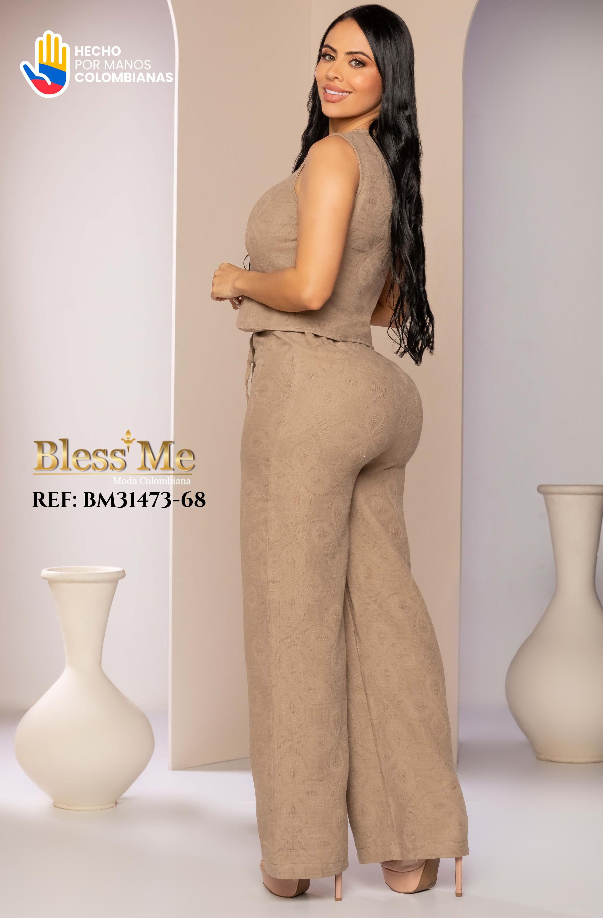 Ref. 5214002 -BM31473-68 Conjunto de Pantalón y Blusa - Ropa Colombiana