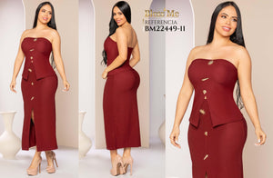 Ref. 5214002 -BM22449-11 Conjunto Falda Larga - Ropa Colombiana