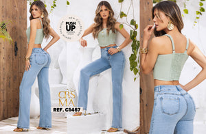 Ref. 070 -C1467 Jeans Colombianos Push Up - Ropa Colombiana