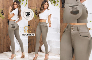 Ref. 070 -C1476 Jeans Colombianos Push Up - Ropa Colombiana