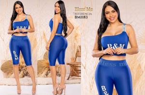 Ref. 058 -BM1183 Conjunto deportivo capri colombiano - Ropa Colombiana