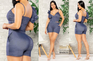 Ref. 058 -BM1633 Conjunto Short Colombiano - Ropa Colombiana