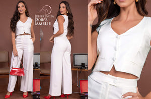 Ref. 083 -20063 AMELIE Conjunto Largo - Ropa Colombiana