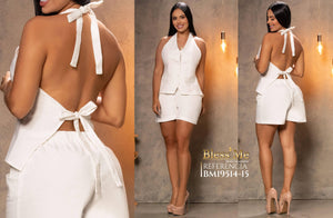 Ref. 085 -BM19514-15 Conjunto Short - Ropa Colombiana