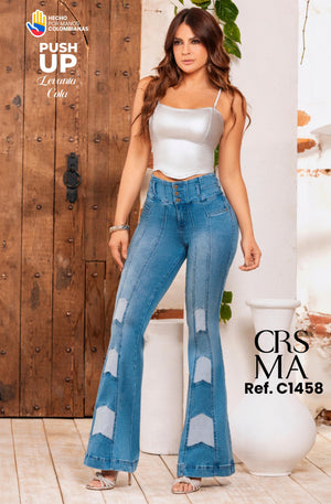 Ref. 070 -C1458 Jeans Colombianos Push Up - Ropa Colombiana