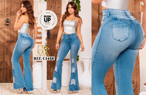 Ref. 070 -C1458 Jeans Colombianos Push Up - Ropa Colombiana