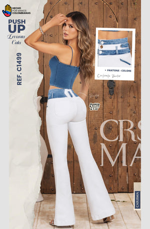 Ref. 070 -C1499 Jeans Push Up Colombianos - Ropa Colombiana