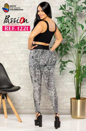 Ref. 015 -1221 LEGGINS DAMA LEVANTACOLA - Ropa Colombiana