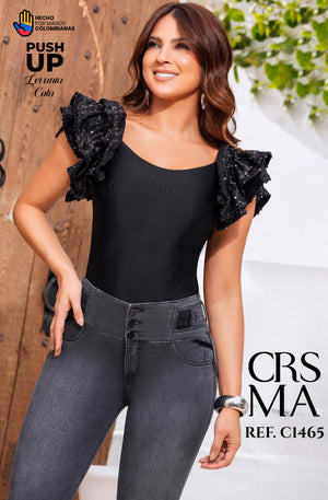 Ref. 070 -C1465 Jeans Colombianos Push Up - Ropa Colombiana
