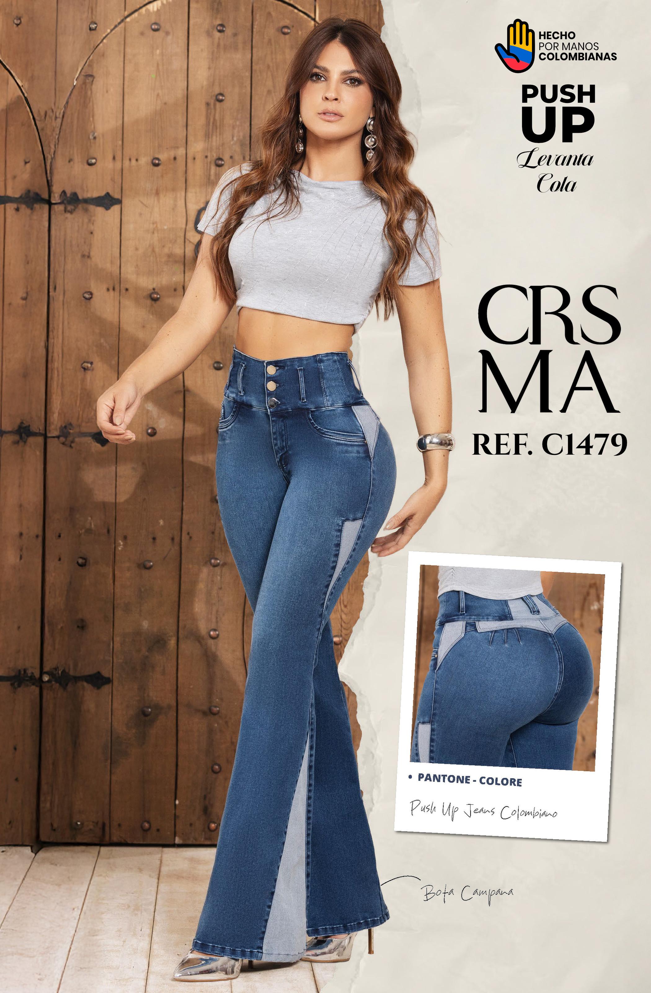 Ref. 070 -C1479 Jeans Push Up Colombianos - Ropa Colombiana