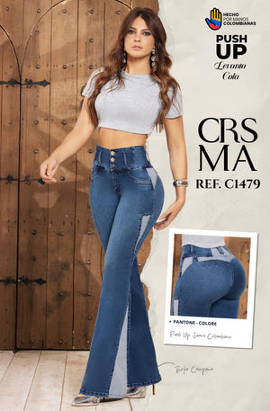 Ref. 070 -C1479 Jeans Push Up Colombianos - Ropa Colombiana