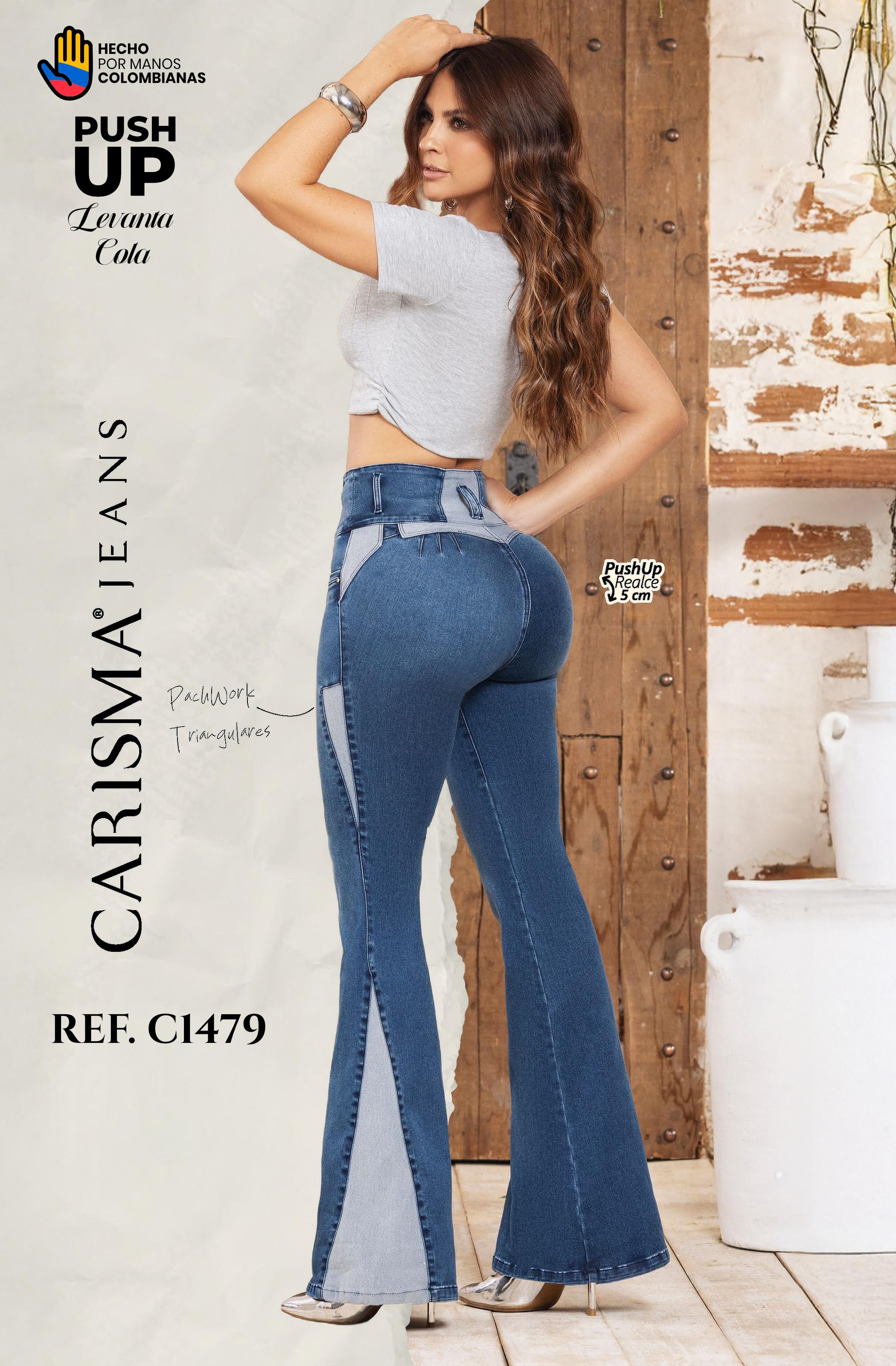 Ref. 070 -C1479 Jeans Push Up Colombianos - Ropa Colombiana