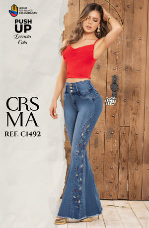 Ref. 070 -C1492 Jeans Push Up Colombianos - Ropa Colombiana