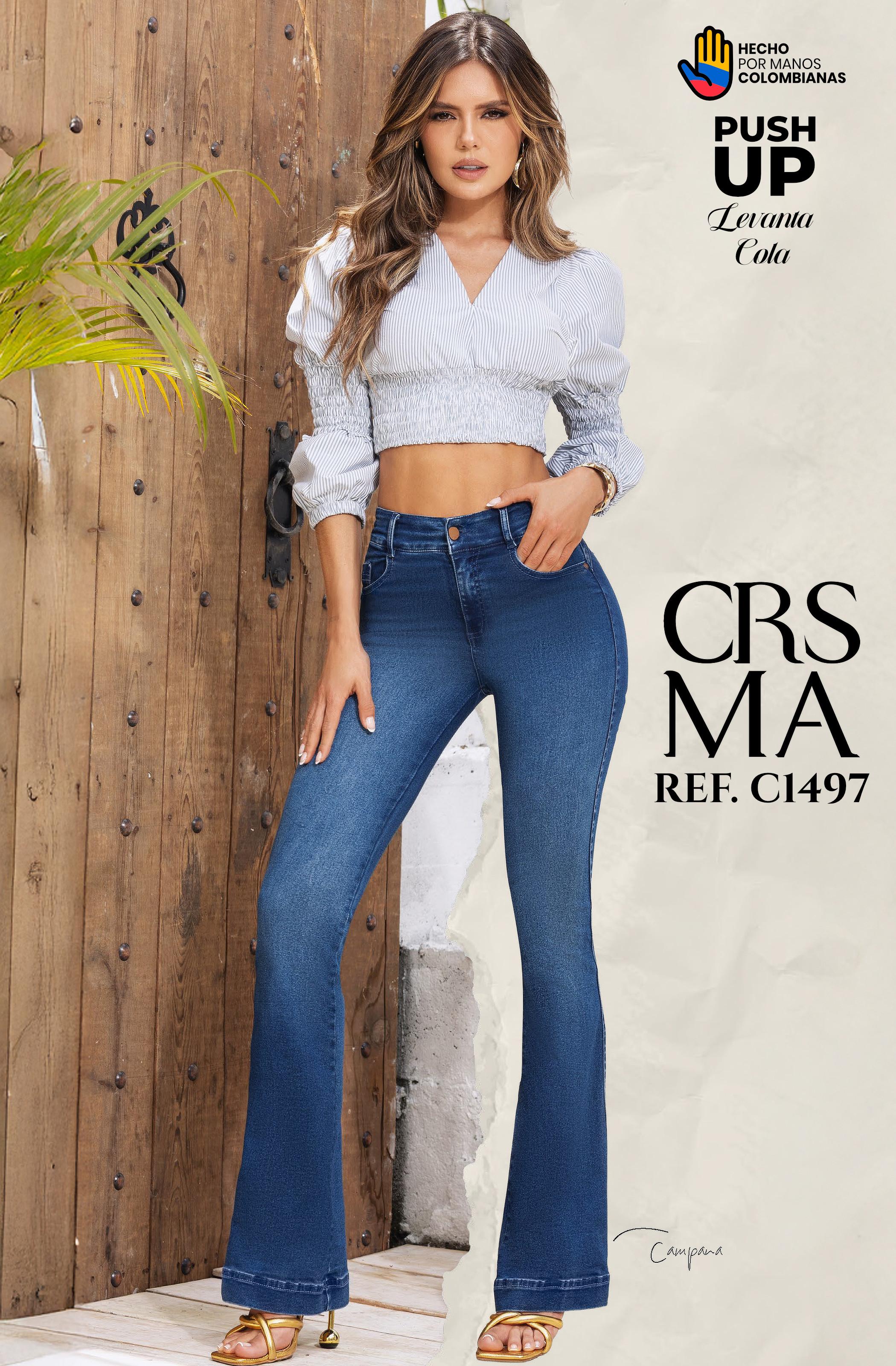 Ref. 070 -C1497 Jeans Push Up Colombianos - Ropa Colombiana