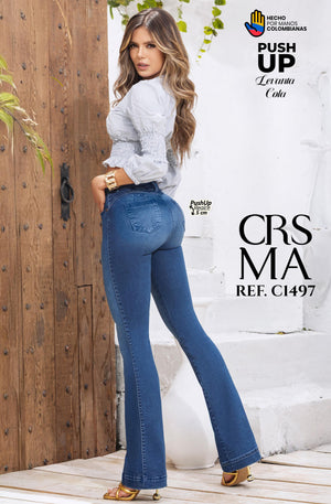 Ref. 070 -C1497 Jeans Push Up Colombianos - Ropa Colombiana