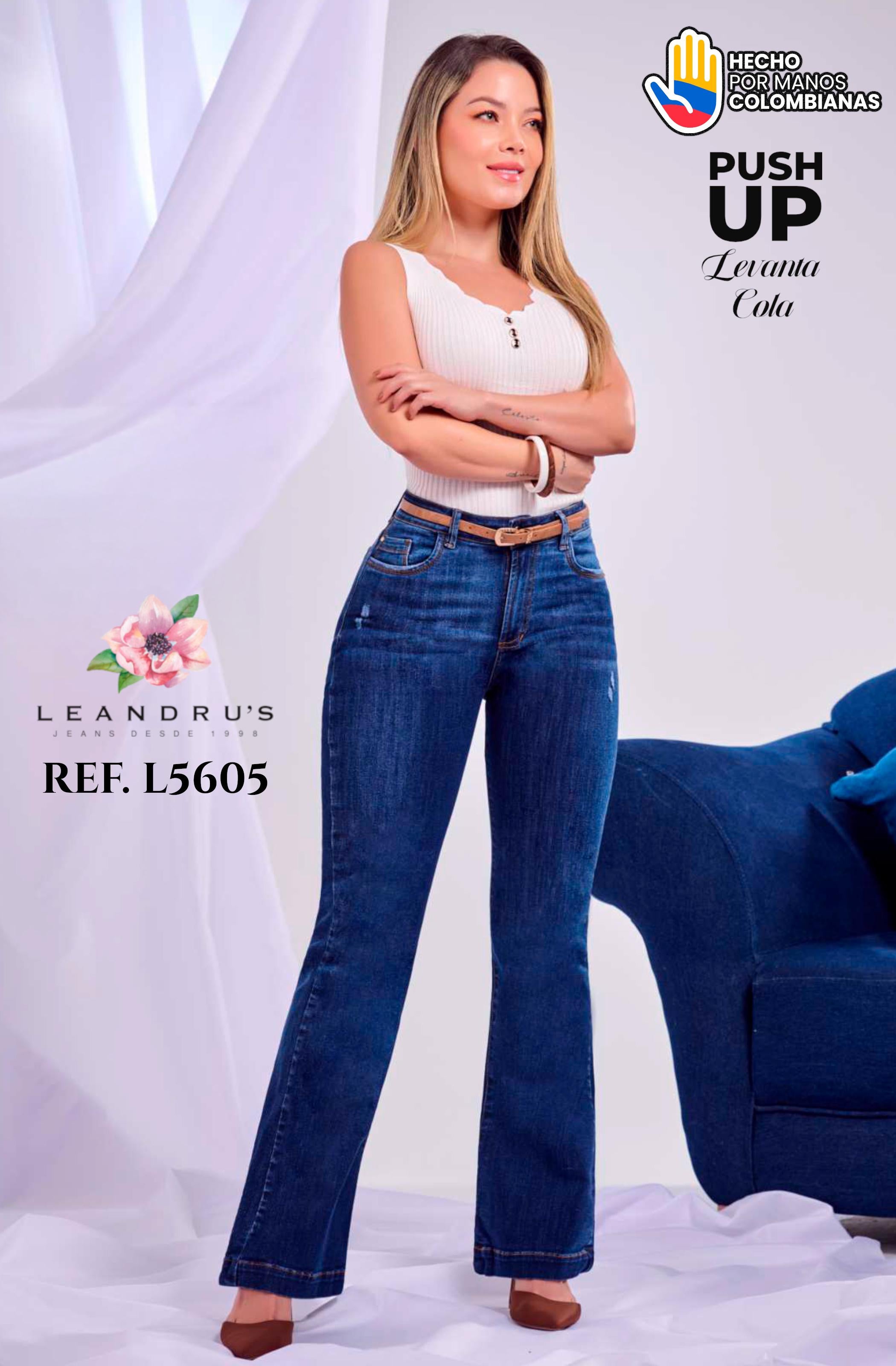 Ref. 10255 -L5605 Jeans Push Up Colombianos