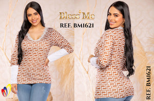 Ref. 058 -BM1621 Blusa colombiana - Ropa Colombiana