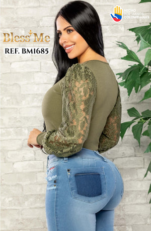 Ref. 058 -BM1685 Blusa Colombiana - Ropa Colombiana
