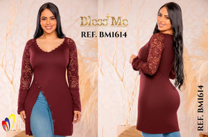 Ref. 058 -BM1614 Blusa colombiana - Ropa Colombiana
